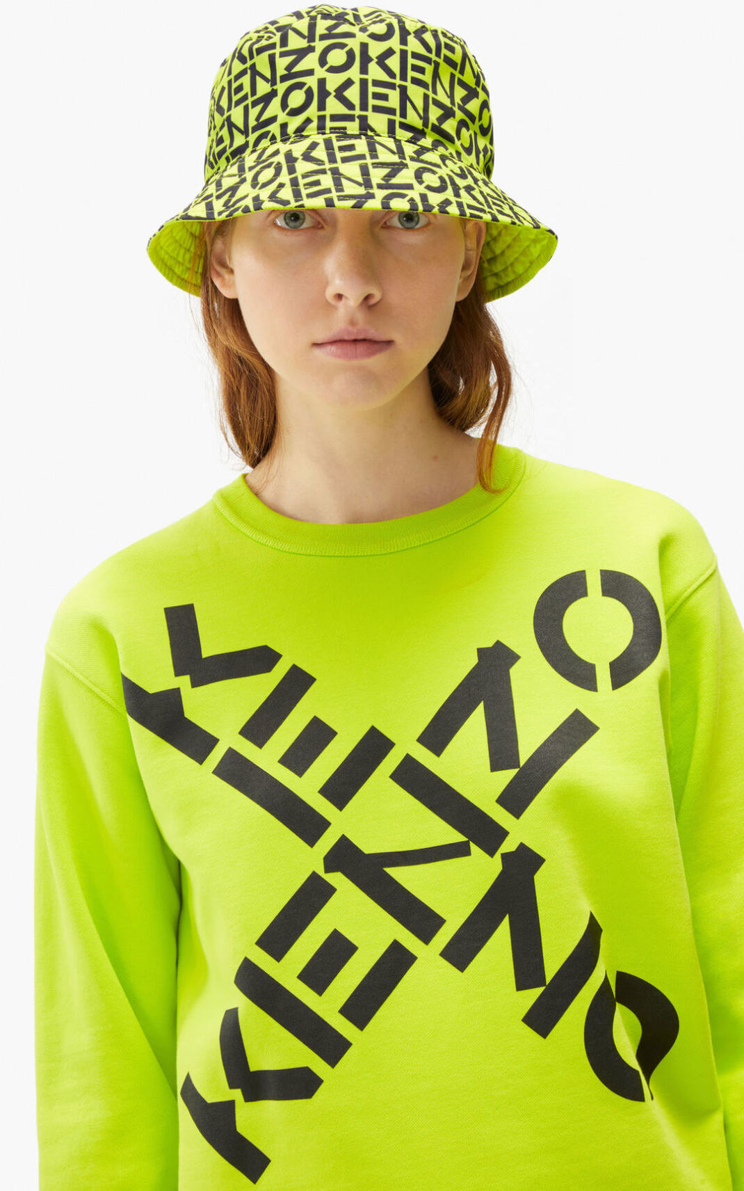 Kenzo Sport Big X Sweatshirt Dam | 36092-JHFY